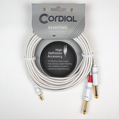 

Cordial - Y Adapter - Long - White