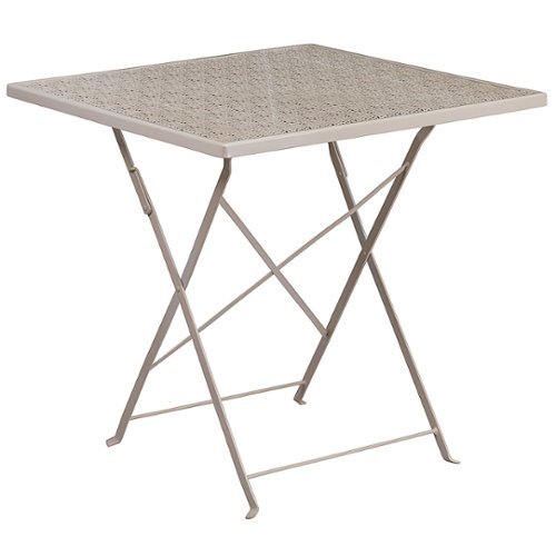 Flash Furniture - Oia Contemporary Patio Table - Light Gray