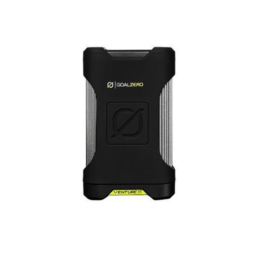 Goal Zero - Venture 35 9,600 mAh Portable Charger for Most USB Devices - Black