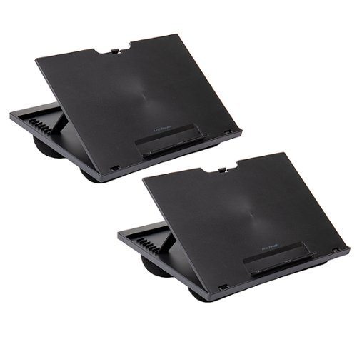 Mind Reader Anchor Collection, Adjustable, Portable 8 Position Lap Top Desk with Built-in Cushions, Set of 2, Black - Black
Mind Reader Anchor Collection, Adjustable, Portable 8 Position Lap Top Desk with Built-in Cushions, Set of 2, Black - Black
