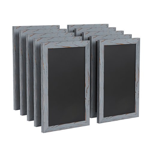 Flash Furniture - Canterbury 11"W x 0.75"D x 17"H Magnetic Wall Mounted Chalkboard (set of 10) - Rustic Grey
Flash Furniture - Canterbury 11"W x 0.75"D x 17"H Magnetic Wall Mounted Chalkboard (set of 10) - Rustic Grey