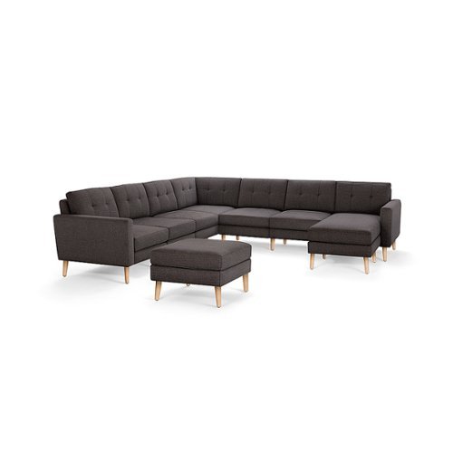 Burrow - Mid-Century Nomad 7-Seat Corner Sectional with Chaise and Ottoman - Charcoal
Burrow - Mid-Century Nomad 7-Seat Corner Sectional with Chaise and Ottoman - Charcoal