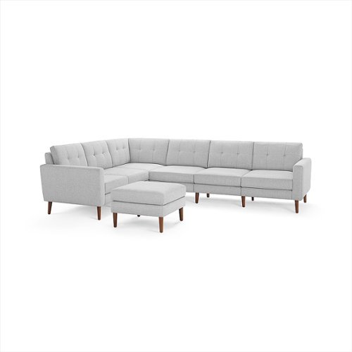 Burrow - Mid-Century Nomad 6-Seat Corner Sectional with Ottoman - Crushed Gravel
Burrow - Mid-Century Nomad 6-Seat Corner Sectional with Ottoman - Crushed Gravel