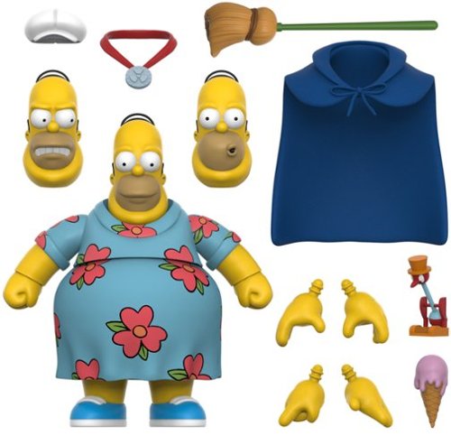 Super7 - ULTIMATES! 7 in Plastic The Simpsons Action Figure - King Size Homer
Super7 - ULTIMATES! 7 in Plastic The Simpsons Action Figure - King Size Homer