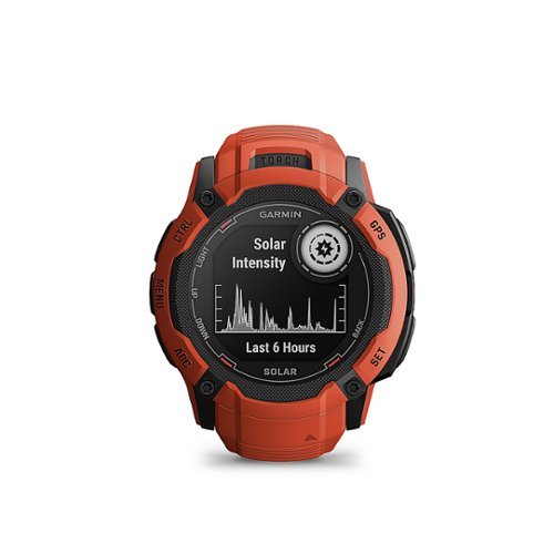 

Garmin - Instinct 2X Solar Smartwatch 50 mm Fiber-reinforced Polymer - Red
