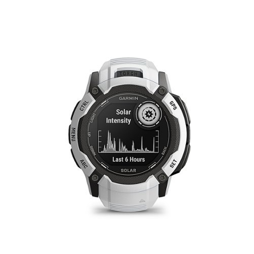 

Garmin - Instinct 2X Solar Smartwatch 50 mm Fiber-reinforced Polymer - White