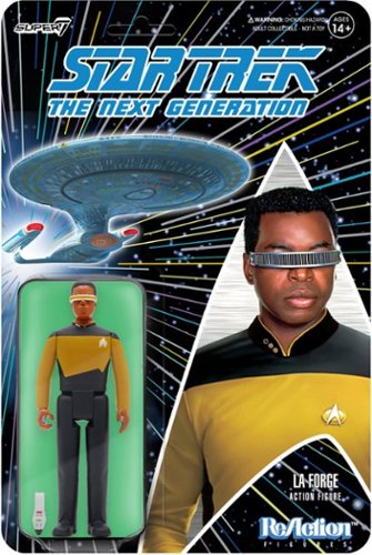 Super7 - ReAction 3.75 in Plastic Star Trek: The Next Generation - Lt. Commander La Forge
Super7 - ReAction 3.75 in Plastic Star Trek: The Next Generation - Lt. Commander La Forge