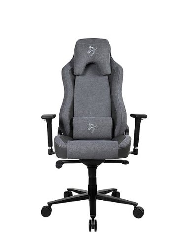 

Arozzi - Vernazza Vento Signature Upholstery Soft Fabric Ergonomic Computer Gaming/Office Chair - Ash