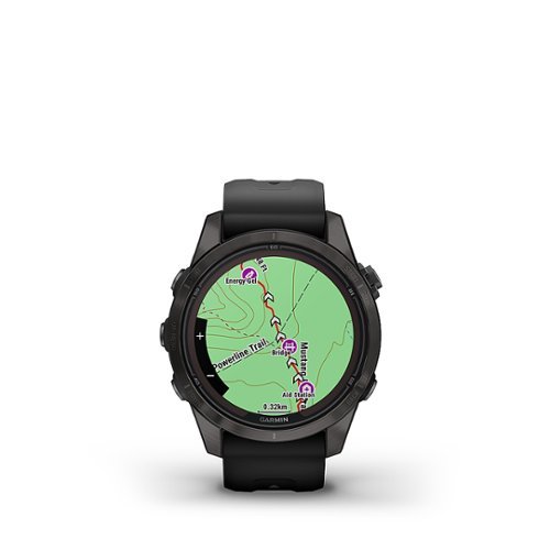 

Garmin - fenix 7S Pro Sapphire Solar GPS Smartwatch 42 mm Fiber-reinforced polymer - Carbon Gray DLC Titanium