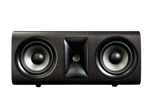 

JBL - Studio 625C Dual 5.25" 2.5-Way Compression Driver Center Channel Loud Speaker (Each) - Dark Wood