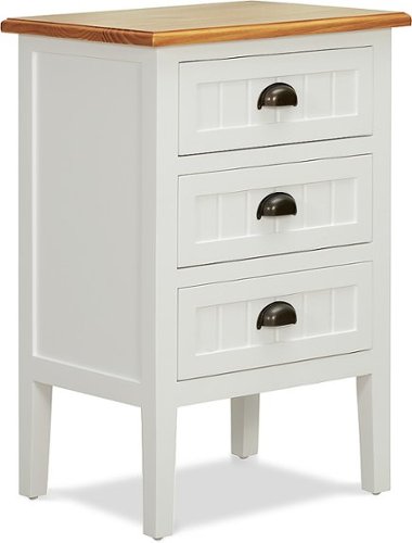 

Click Decor - Martin 3-Drawer Storage Cabinet - White