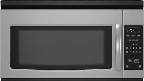 Amana 1 5 Cu Ft Over The Range Microwave Silver Amv1150vas Best Amana 1 5 Cu Ft Over The Range Microwave Stainless Steel