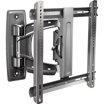 Rocketfish Full Motion Tv Wall Mount For Most 40 75 Tvs Black Rf Htlf23 Best Buy