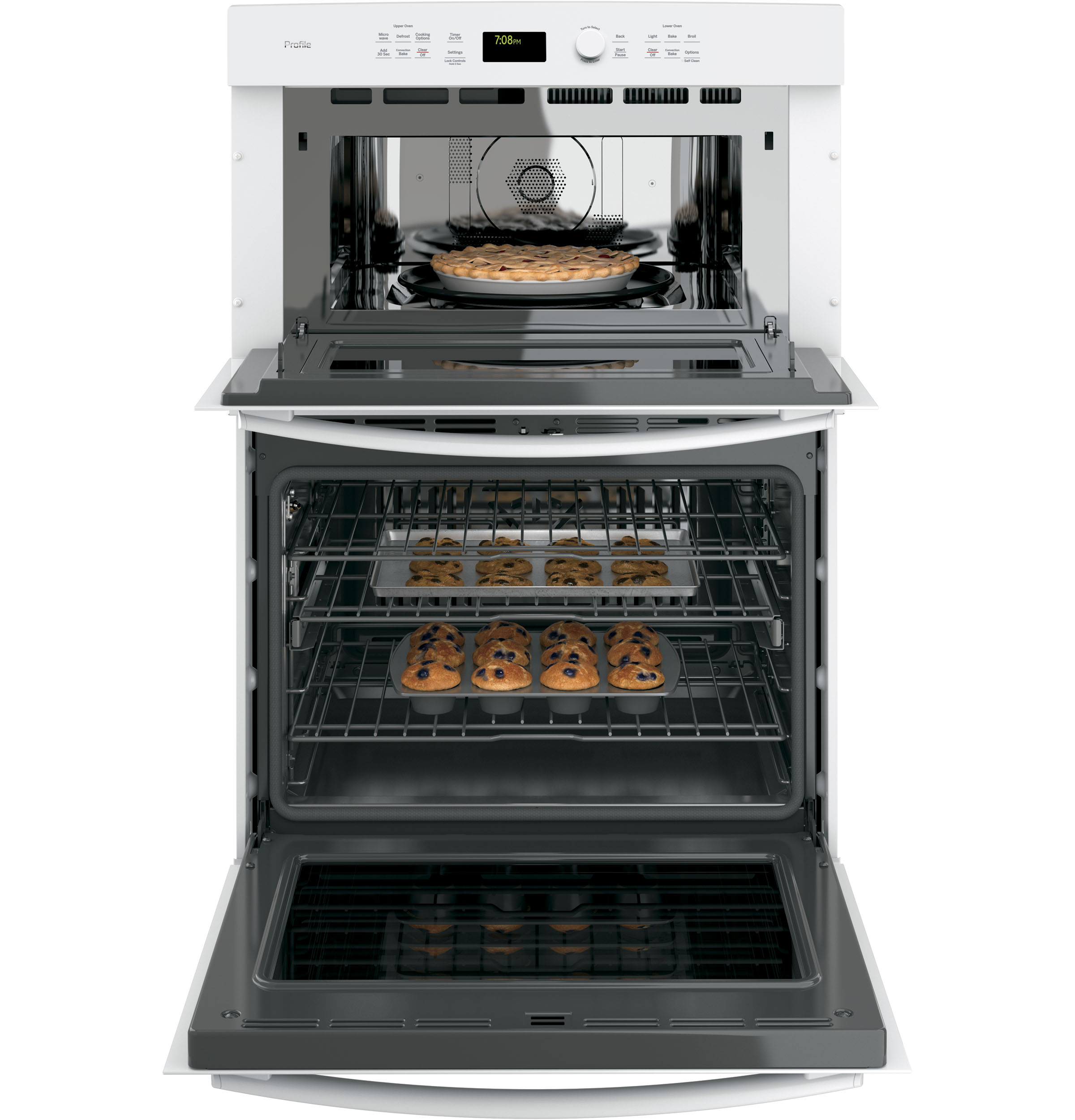 GE Profile Series 30" BuiltIn Single Electric Convection Wall Oven