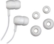 Rocketfish - Stereo Earbud Headphones (White)
