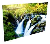 Acoustic Geometry - Sol Du Lac Waterfall Acoustic Wall Art - Multi