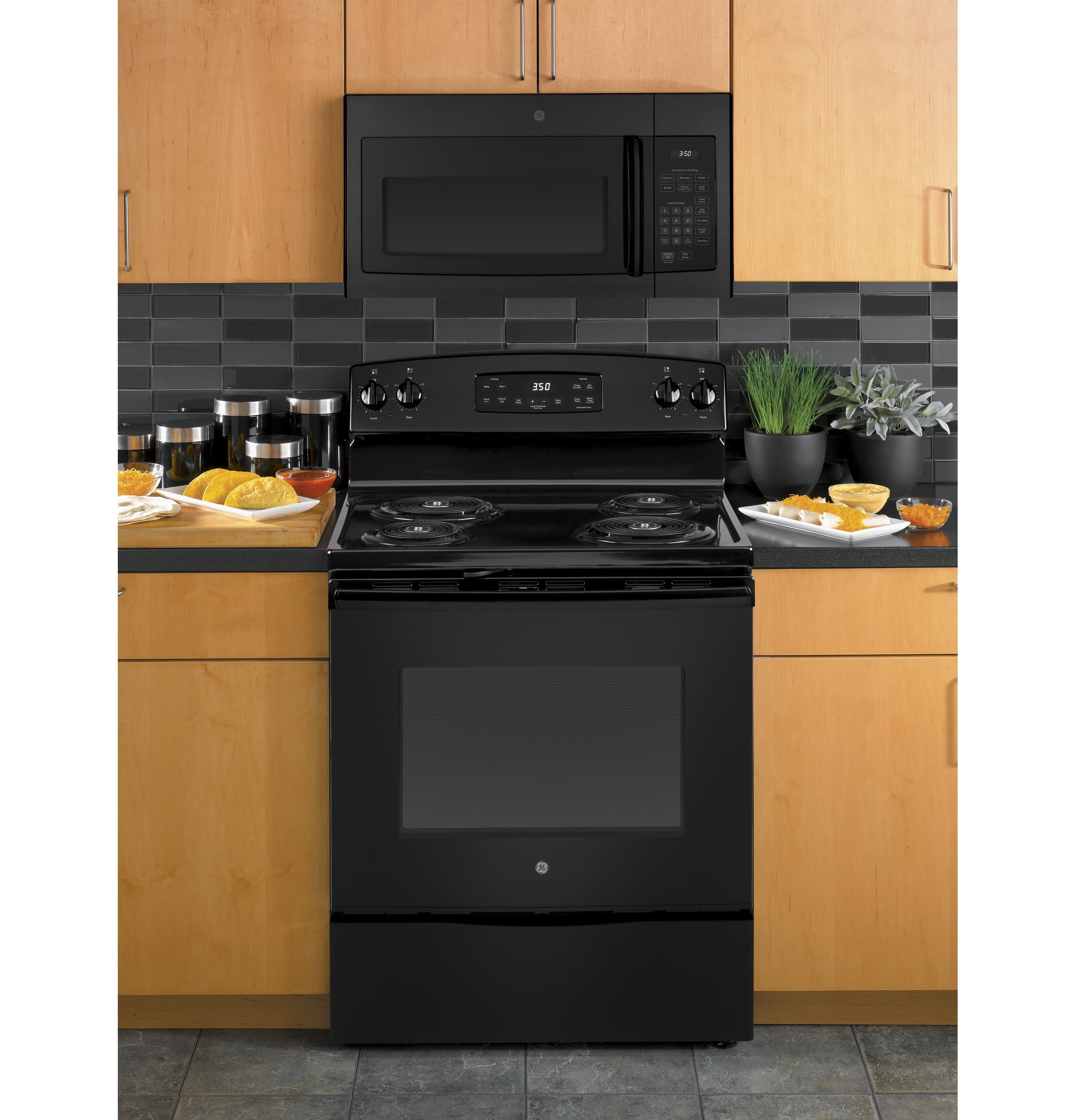 GE - 1.6 Cu. Ft. Over-the-Range Microwave - Black - Alt_View_Standard_12