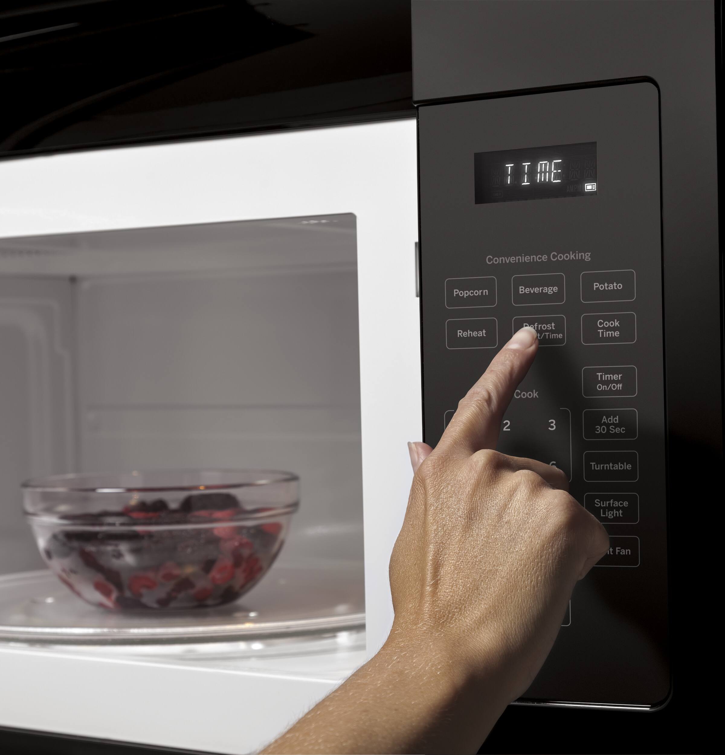 GE - 1.6 Cu. Ft. Over-the-Range Microwave - Black - Alt_View_Standard_15
