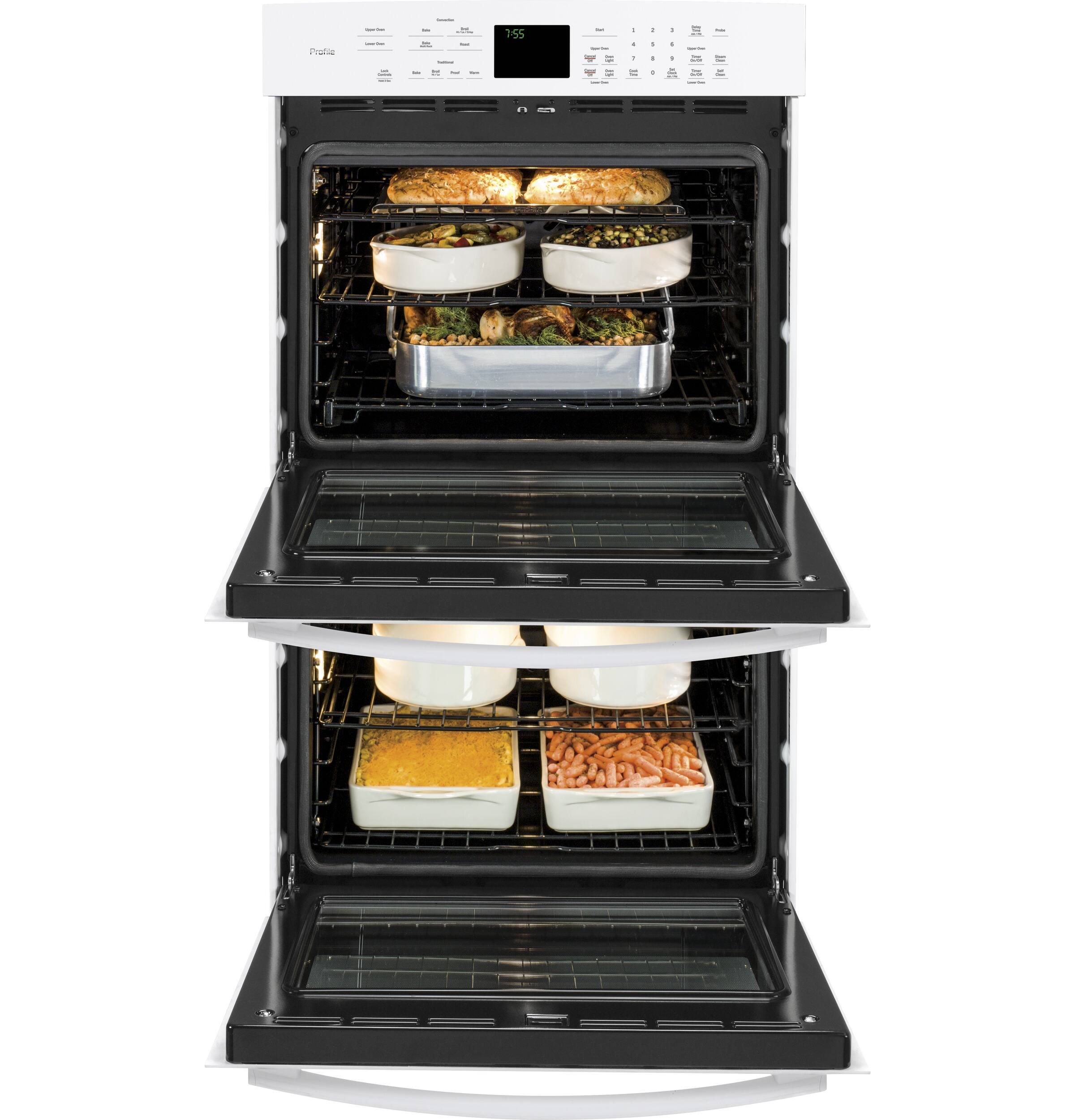 GE Profile Series 30" BuiltIn Double Electric Convection Wall Oven