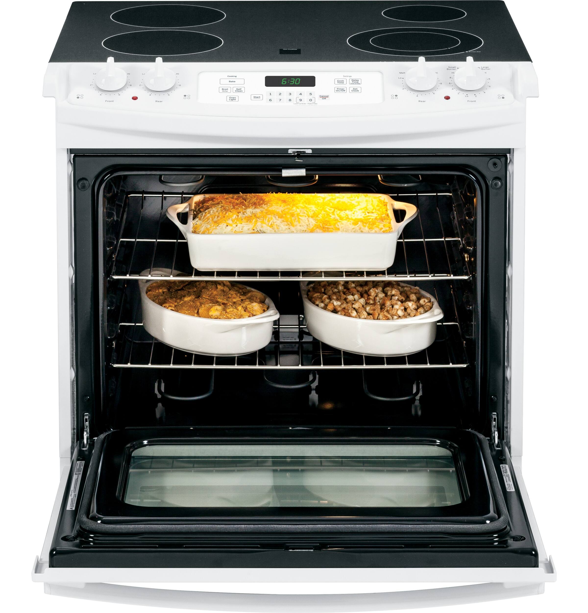 GE - 4.4 Cu. Ft. Self-Cleaning Drop-In Electric Range - White - Alt_View_Standard_11