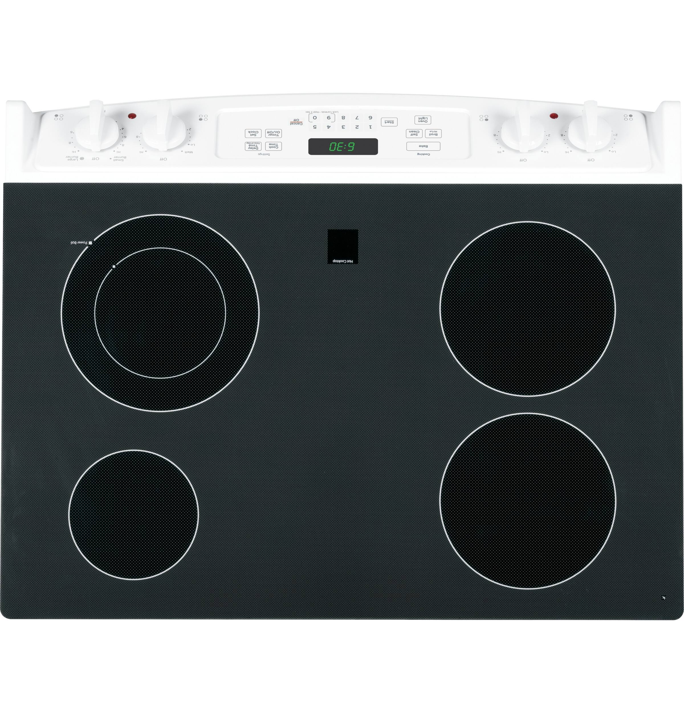 GE - 4.4 Cu. Ft. Self-Cleaning Drop-In Electric Range - White - Alt_View_Standard_13