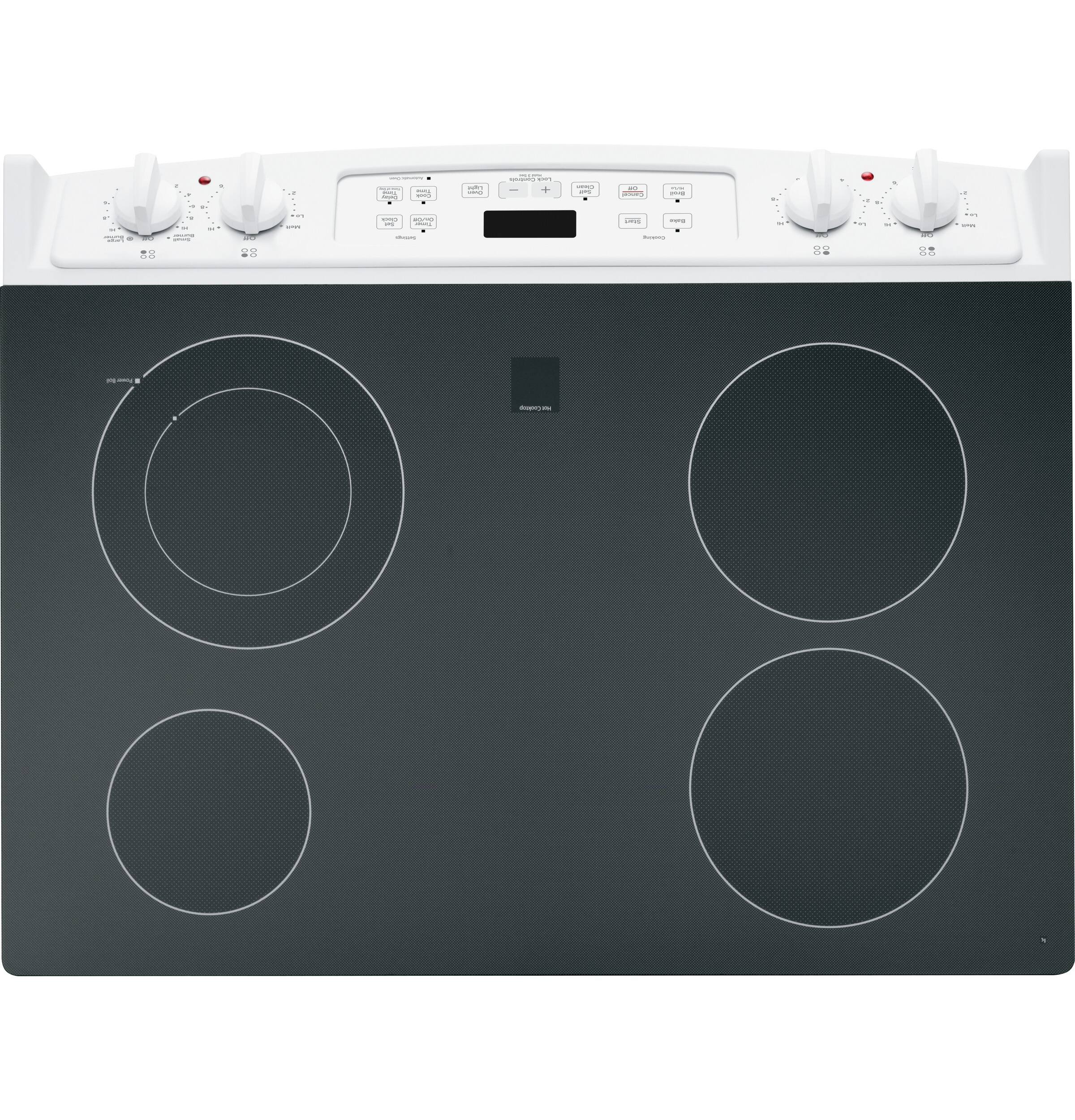 GE - 4.4 Cu. Ft. Self-Cleaning Drop-In Electric Range - White - Alt_View_Standard_14