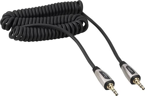 Rocketfish Mobile - 9' Premium 3.5mm Stereo Cable - Black