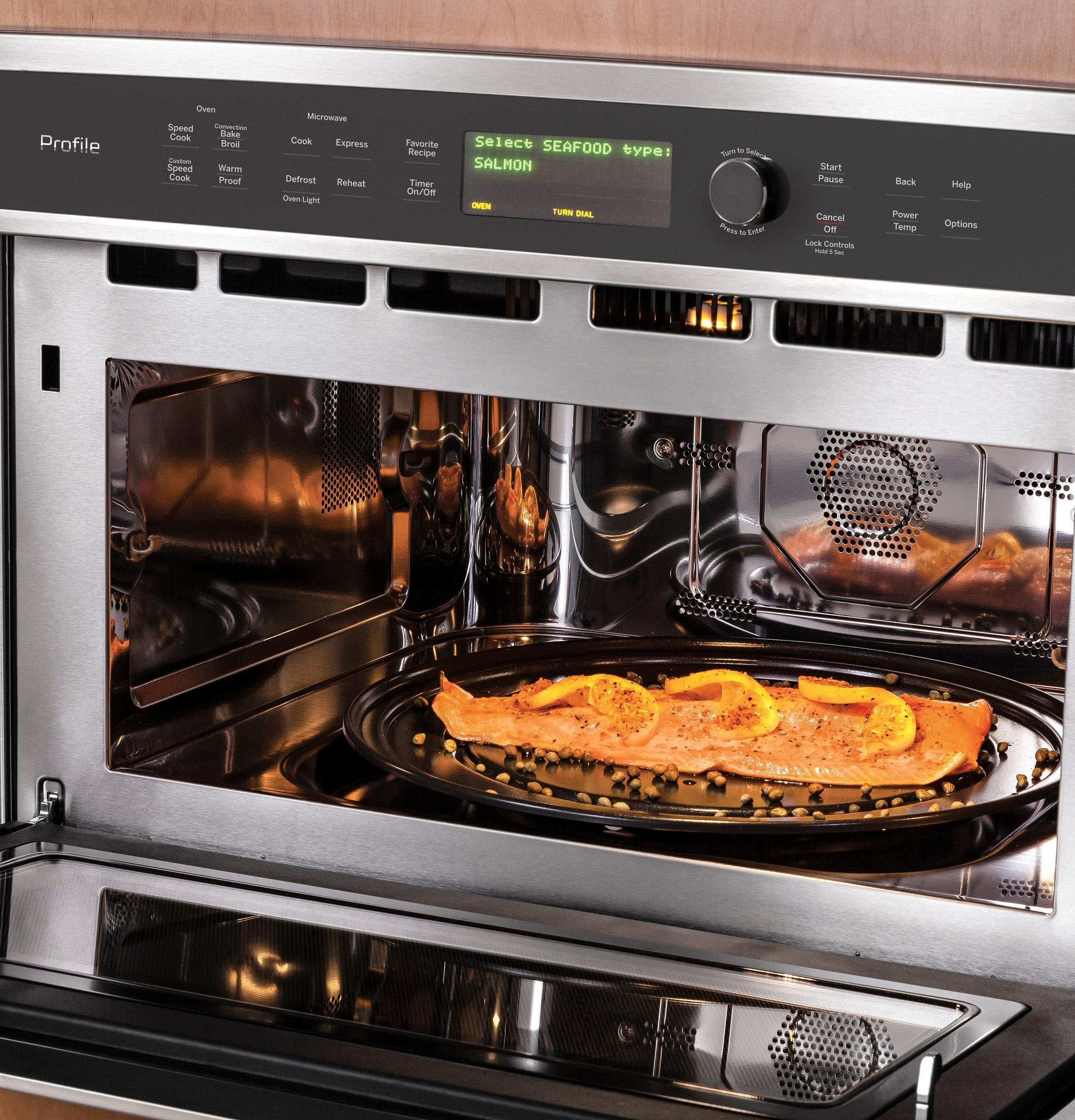 GE - Profile Series Advantium 120V 1.7 Cu. Ft. Built-In Microwave - Stainless steel - Alt_View_Standard_11