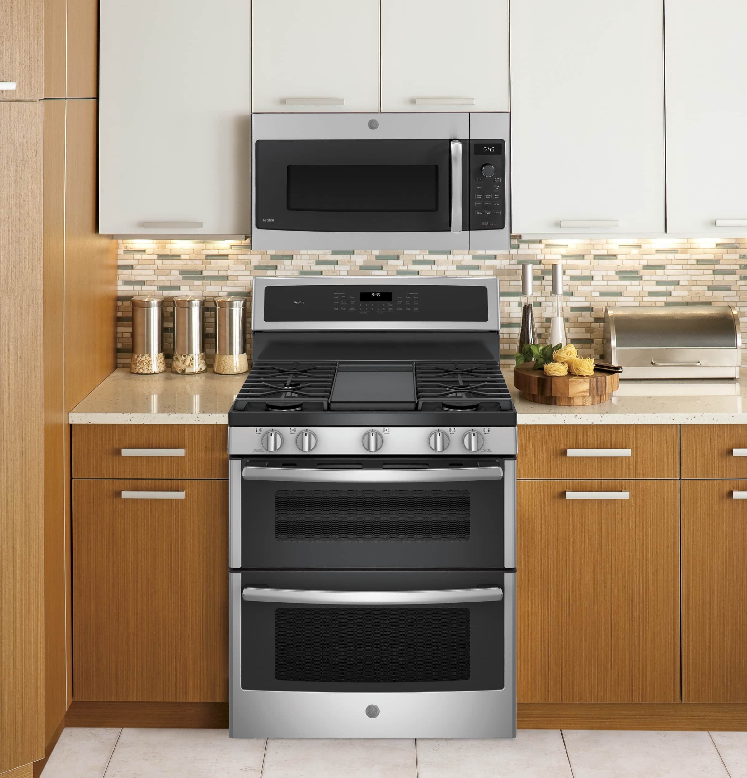 GE - Profile Series Advantium 120 1.7 Cu. Ft. Over-the-Range Microwave - Stainless steel - Alt_View_Standard_12