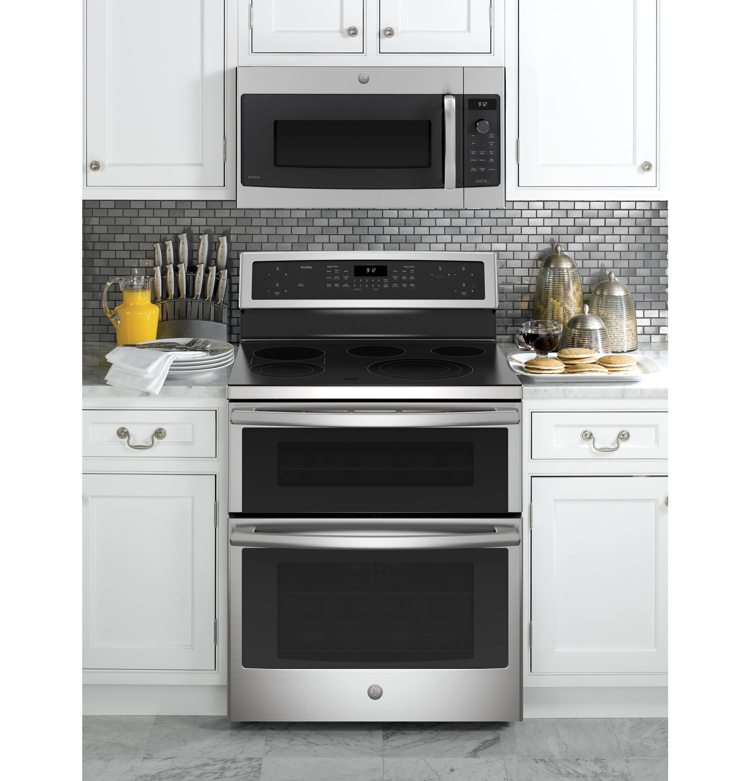 GE - Profile Series Advantium 120 1.7 Cu. Ft. Over-the-Range Microwave - Stainless steel - Alt_View_Standard_13