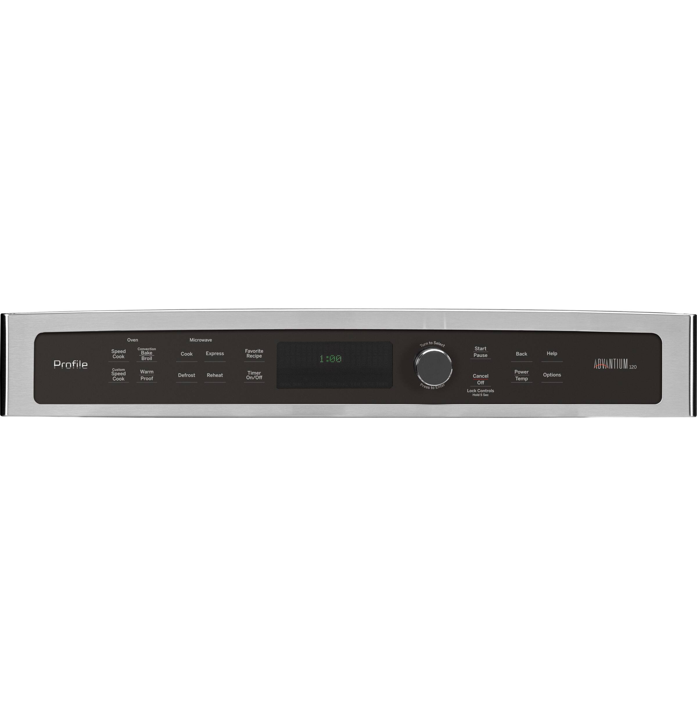 GE - Profile Series Advantium 120V 1.7 Cu. Ft. Built-In Microwave - Stainless steel - Alt_View_Standard_11