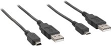 Rocketfish - Micro and Mini USB Power Cables for Most GPS - Multi