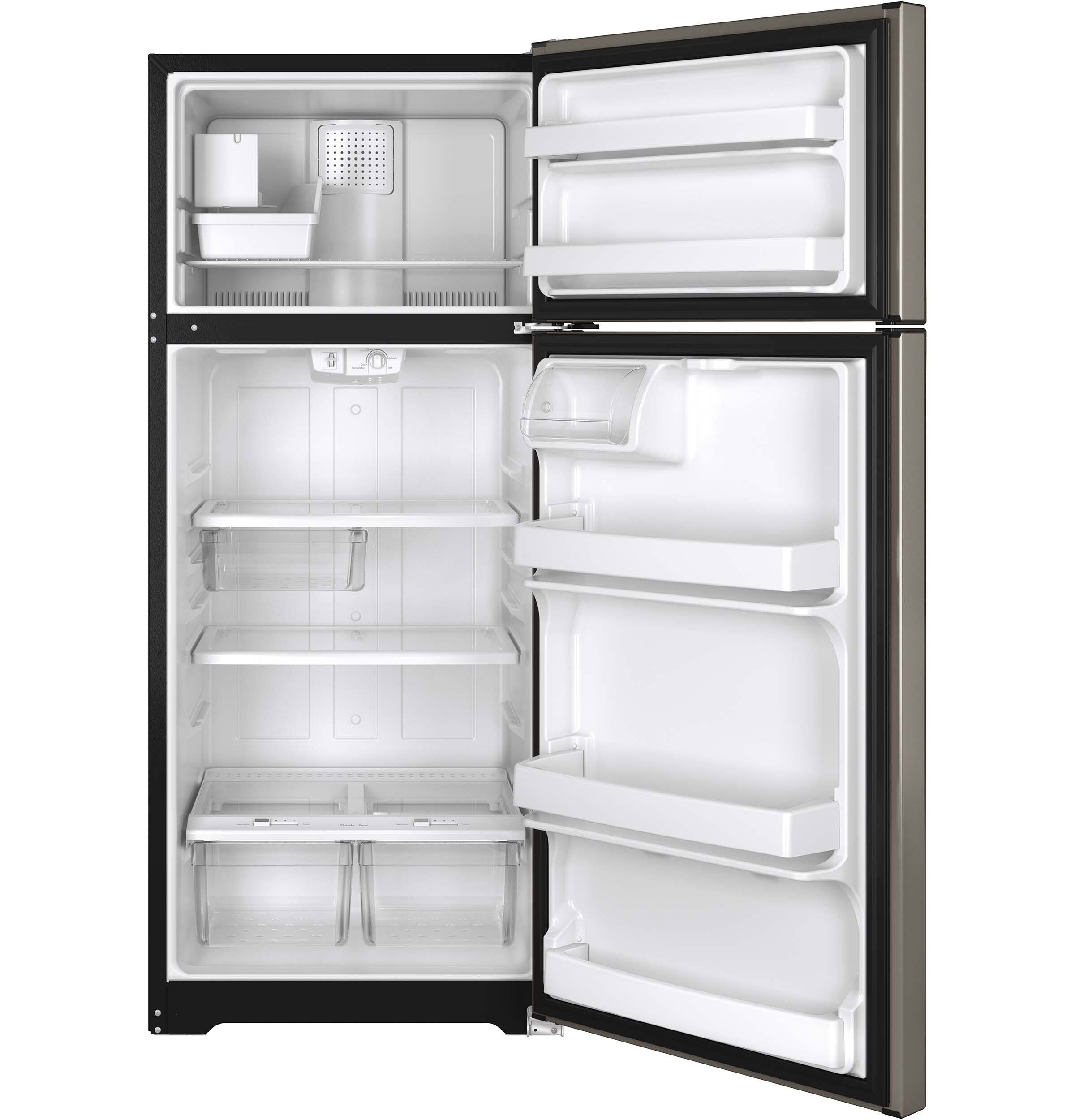GE - 17.5 Cu. Ft. Frost-Free Top-Freezer Refrigerator - Silver - Alt_View_Standard_12