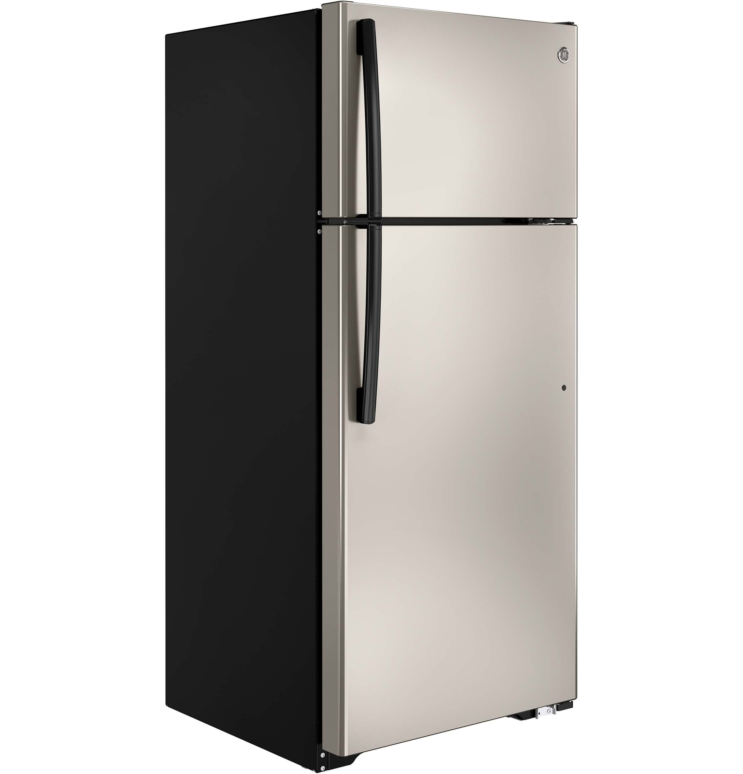 GE - 17.5 Cu. Ft. Frost-Free Top-Freezer Refrigerator - Silver - Alt_View_Standard_13