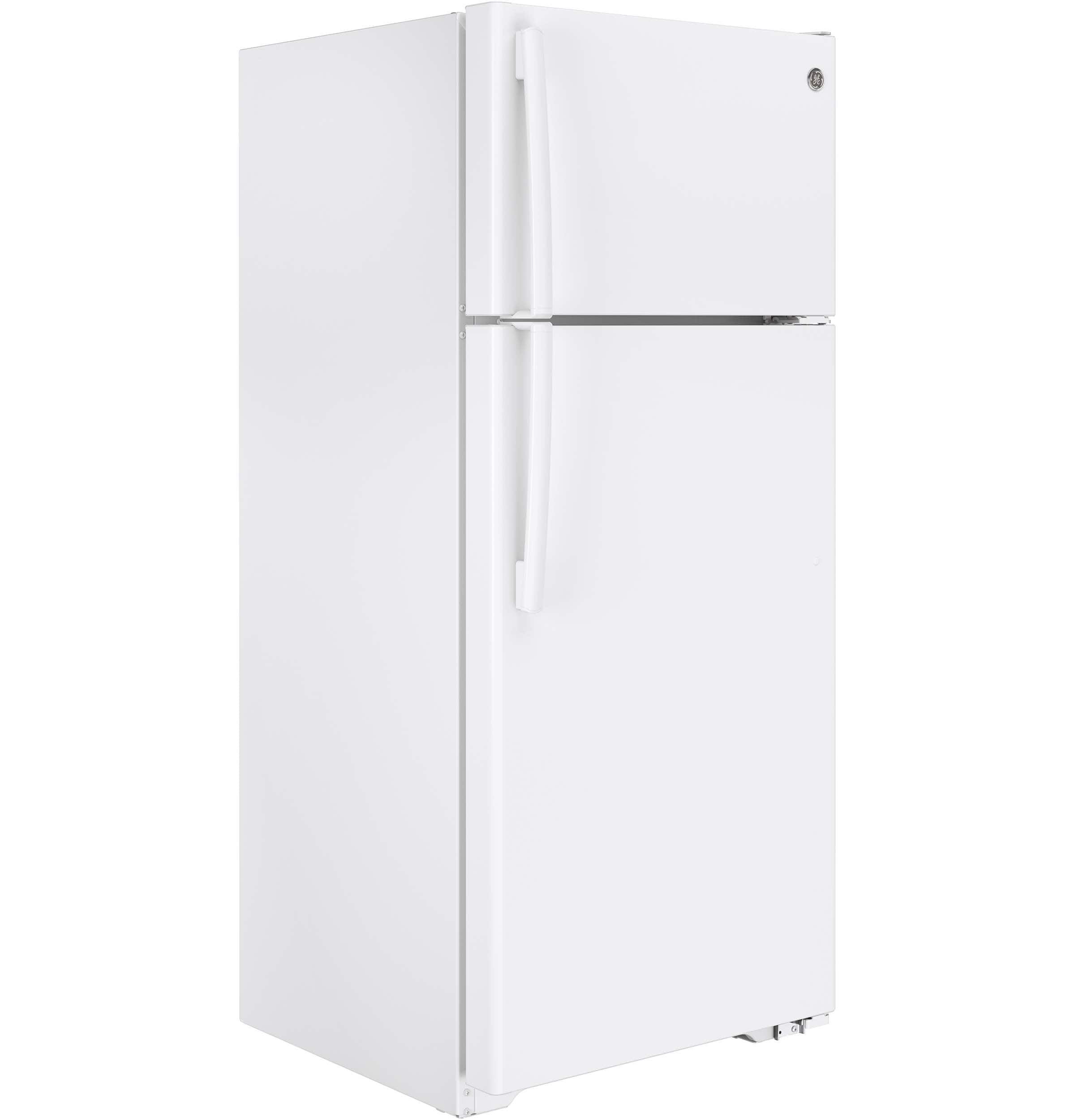 GE - 17.5 Cu. Ft. Frost-Free Top-Freezer Refrigerator - White - Alt_View_Standard_12