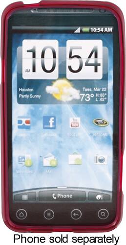 Rocketfish - Case for HTC EVO 3D Mobile Phones - Pink