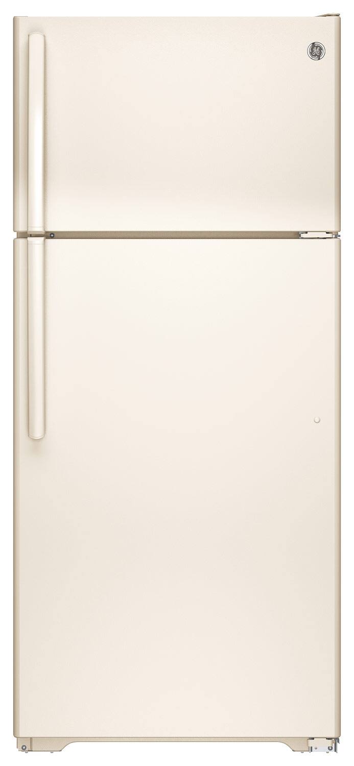 GE 15.6 Cu. Ft. FrostFree TopFreezer Refrigerator Bisque at