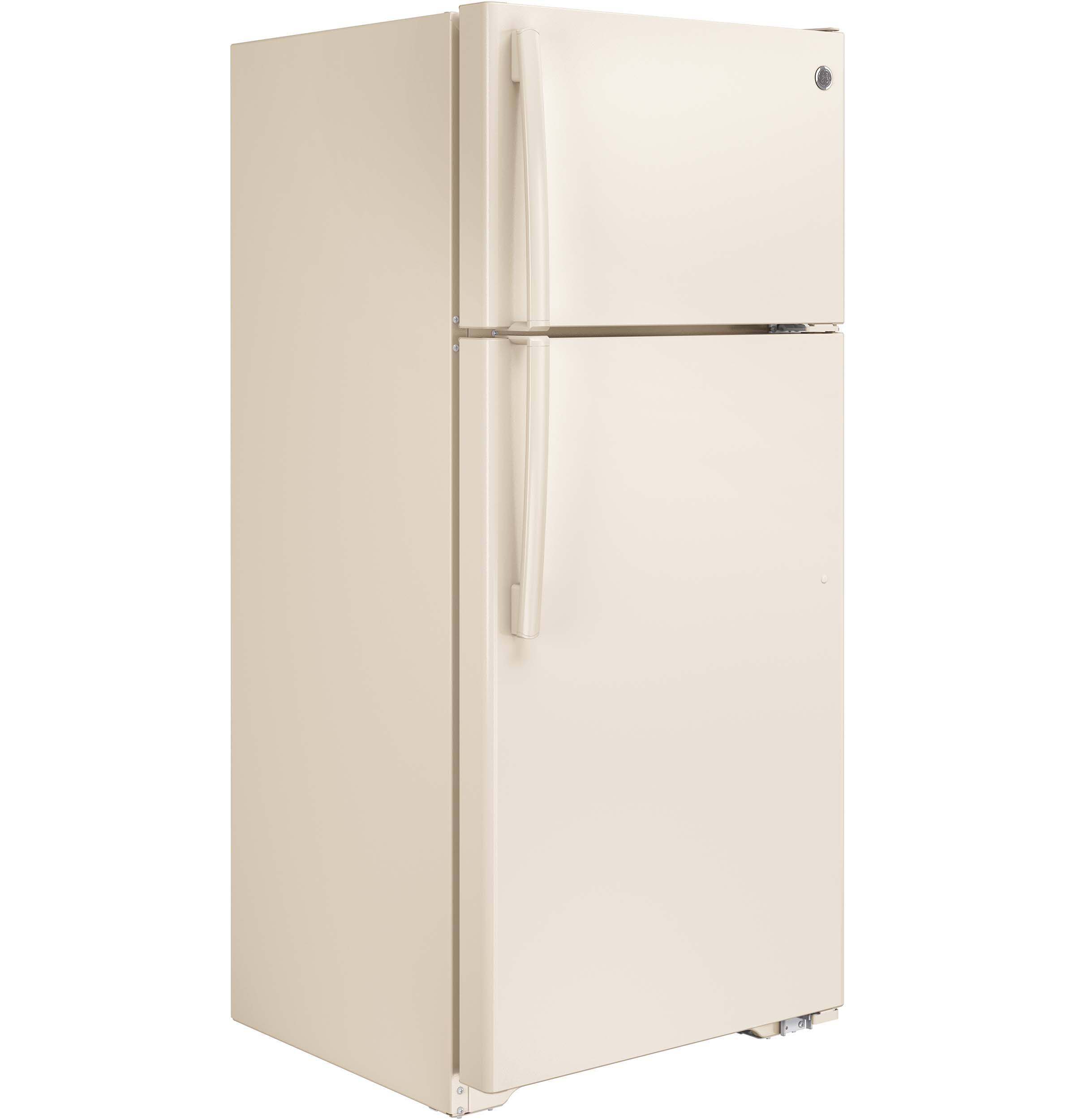 GE 15.6 Cu. Ft. FrostFree TopFreezer Refrigerator Bisque at Pacific Sales