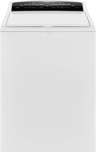 Whirlpool - Cabrio 4.8 Cu. Ft. 26-Cycle High-Efficiency Top-Loading Washer - White - Front_Standard