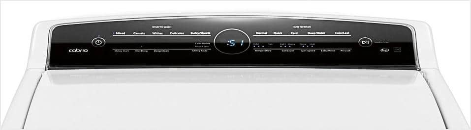 Whirlpool - Cabrio 4.8 Cu. Ft. 26-Cycle High-Efficiency Top-Loading ...