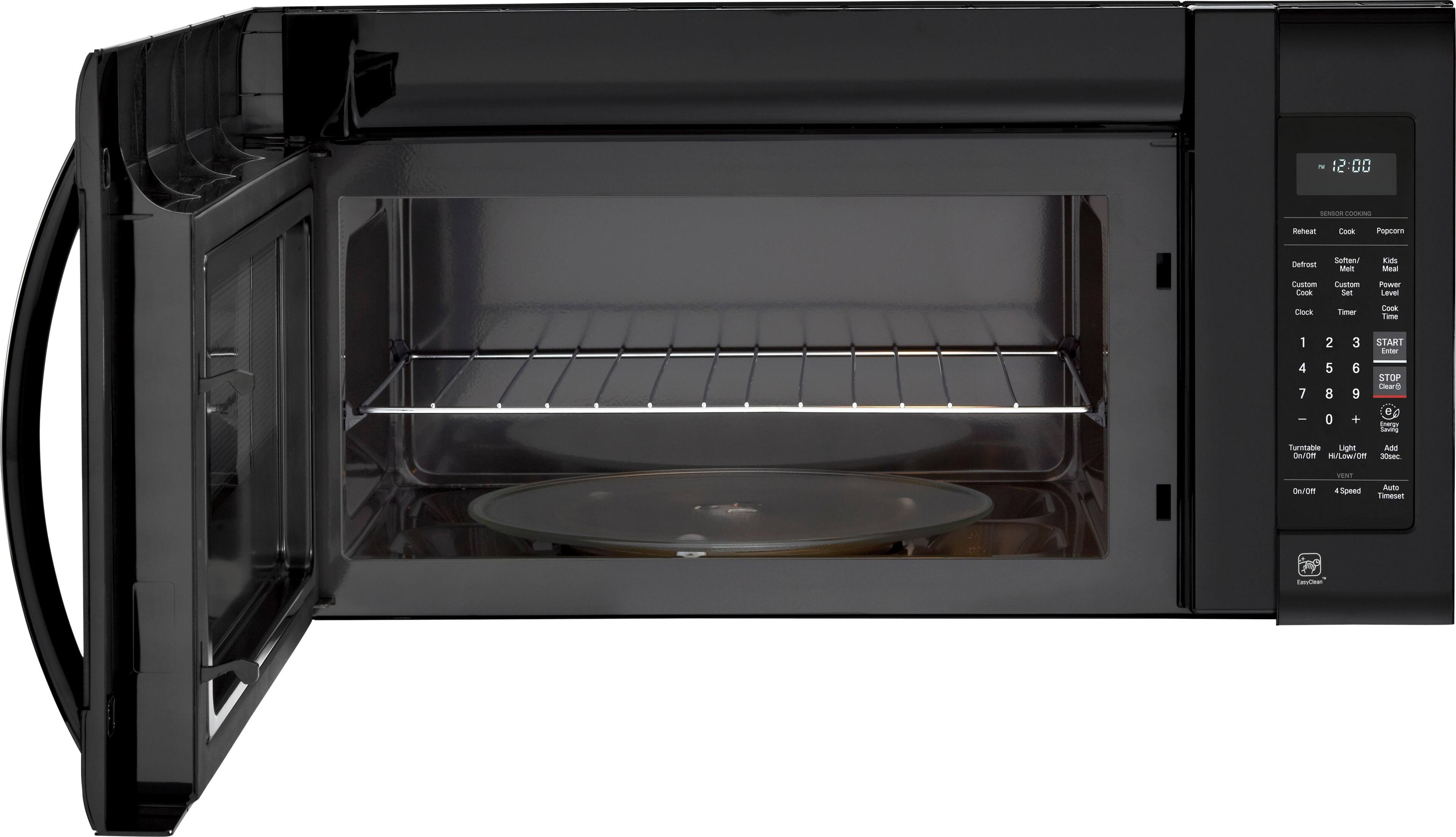 LG - 2.0 Cu. Ft. Over-the-Range Microwave - Smooth Black - Alt_View_Standard_11