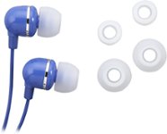 Dynex - Stereo Earbud Headphones - Blue