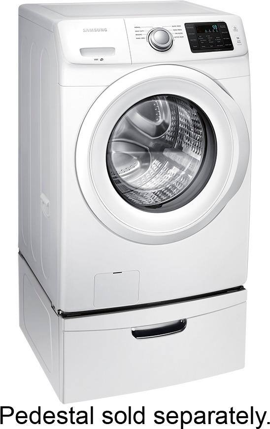 Samsung - 4.2 Cu. Ft. 8-Cycle High-Efficiency Front-Loading Washer - White - Angle_Standard