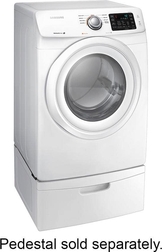 Samsung - 7.5 Cu. Ft. 9-Cycle Electric Dryer - White at Pacific Sales