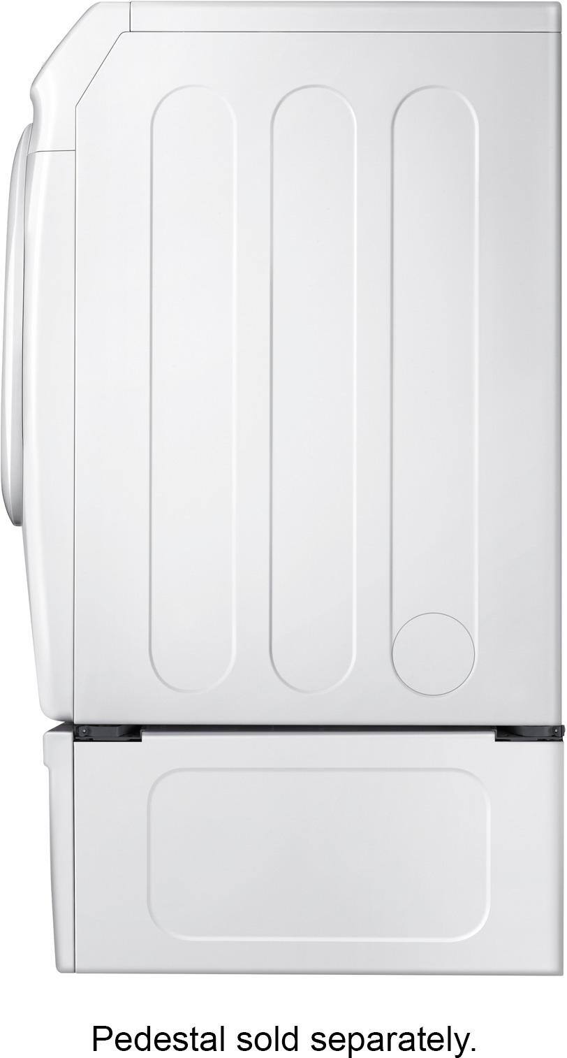 Samsung - 7.5 Cu. Ft. 9-Cycle Electric Dryer - White - Alt_View_Standard_12