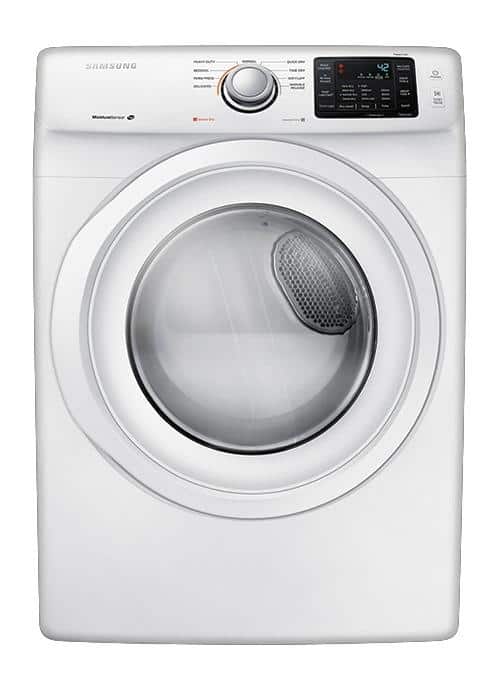 Samsung - 7.5 Cu. Ft. 9-Cycle Electric Dryer - White - Alt_View_Standard_13