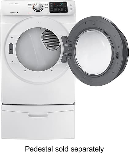 Samsung - 7.5 Cu. Ft. 9-Cycle Electric Dryer - White at Pacific Sales