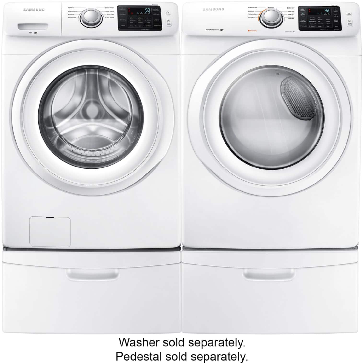 Samsung - 7.5 Cu. Ft. 9-Cycle Electric Dryer - White - Alt_View_Standard_6