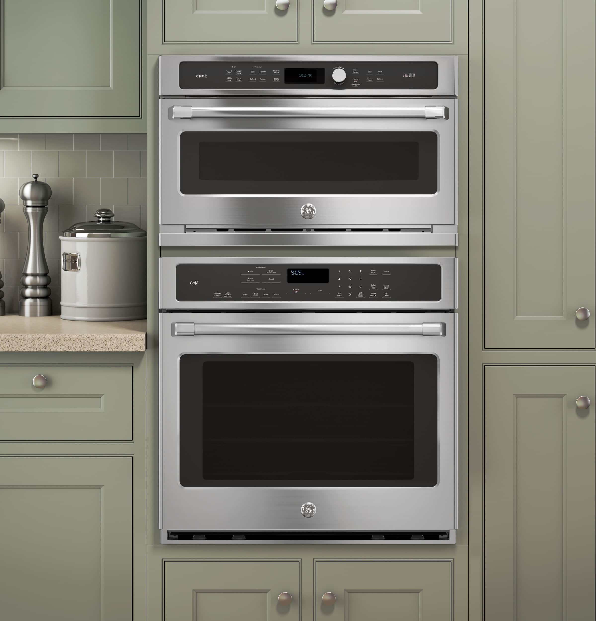 Café - Cafe Series 30" Built-In Single Electric Convection Wall Oven - Stainless steel - Alt_View_Standard_12