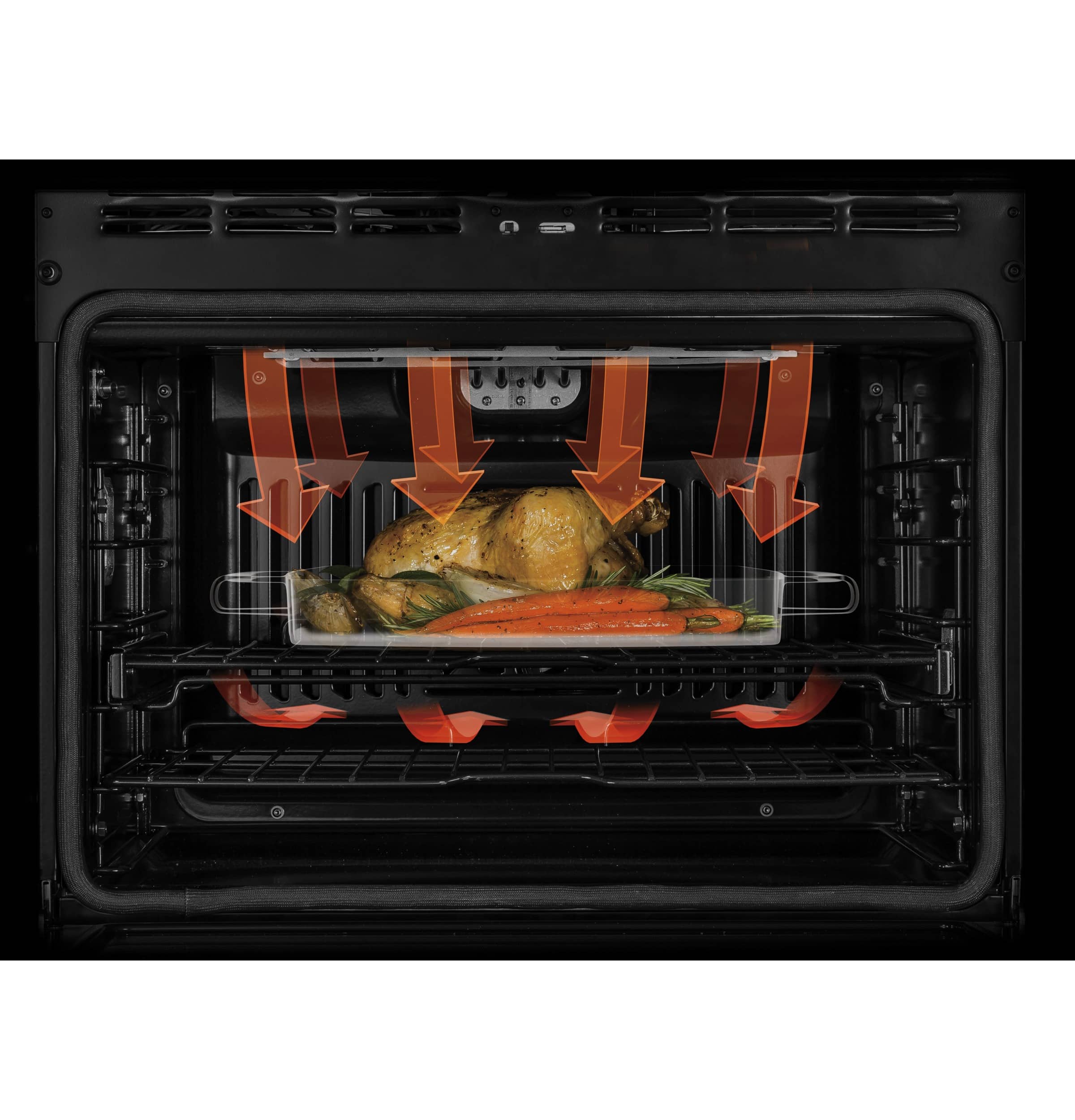 Café - Cafe Series 30" Built-In Single Electric Convection Wall Oven - Stainless steel - Alt_View_Standard_16